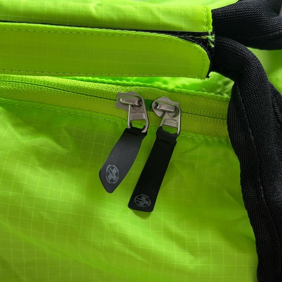 RLX Ralph Lauren Neon Green and Black Sport Packable Duffel Lightweight Bag - Picture 9 of 16